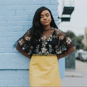 Zara Embroidered Blouse